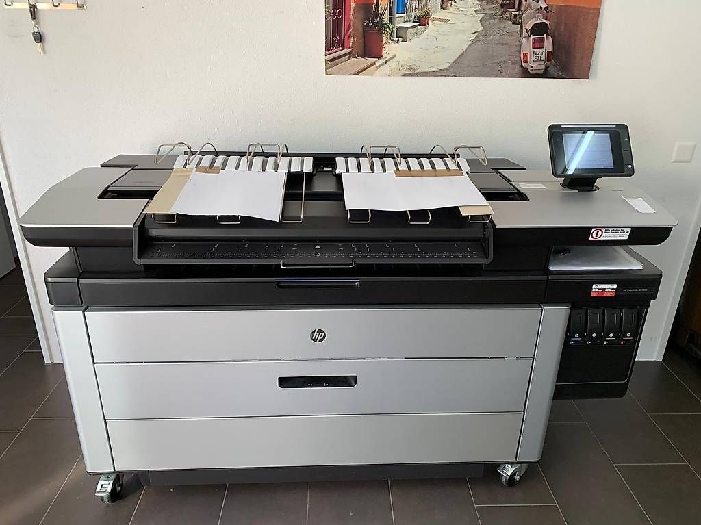 Hewlett Packard Stampanti: Plotter HP PageWide XL 4500 (MFP) mit Scanner 10A0/min – Usato da Zofingen venduto da optima46 3