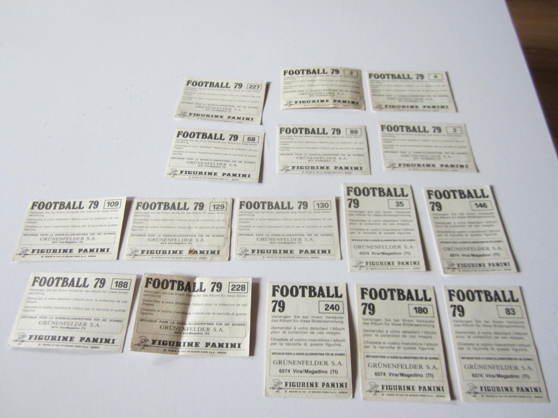 Panini Cartes à collectionner: Panini Vintage 1979. – Neuf (Voir description) à Tramelan par Tors 1