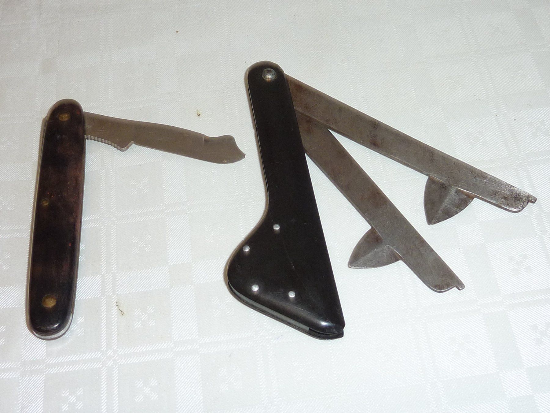 Coltelli tascabile: Antike Aderlass- u. Okulier-Messer Sackmesser Taschenmesser – Usato da Dietikon venduto da damaszen 2