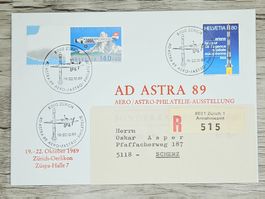 CL02 Enveloppe + Timbre Suisse 1989