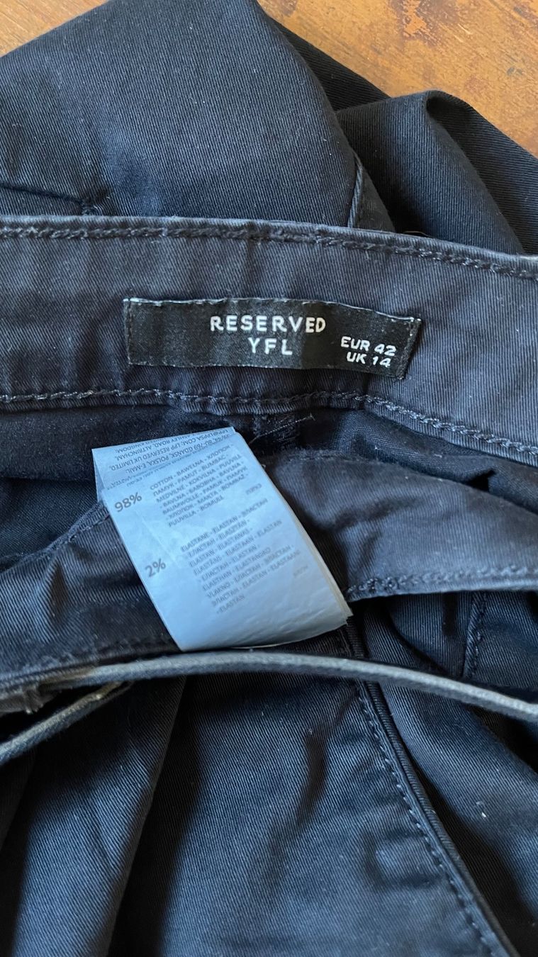 Hosen: RESERVED M L 42 /NP40CHF Cotton Elastan Hose – Neu (gemäss Beschreibung) aus Kölliken von Prscoo 8