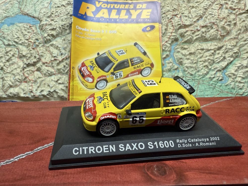 CITROEN SAXO S1600 RALLYE DE CATALOGNE 2002 SOLA RALLY CAR 1:43 de