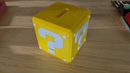 Glückwunschbox Spardose Super Mario gelb - Mystery Block
