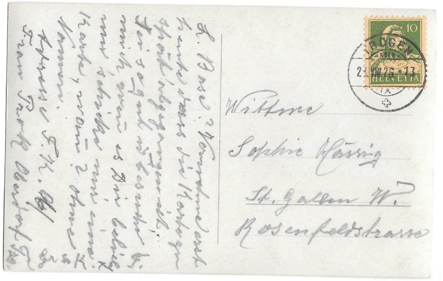 Cartes postales: Trogen Teilansicht – D'occasion à Olten par clotaldi 1