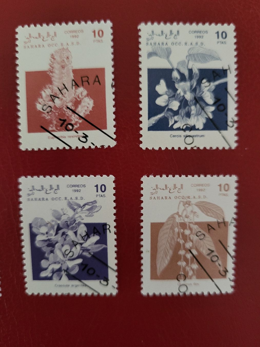 Alle Briefmarken: 1992, 8 Briefmarken aus Westsahara – Gebraucht aus stäfa von brandy66 2