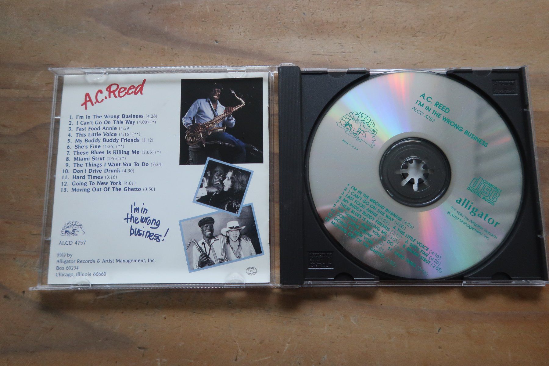 CD: A.C. REED - I'M IN THE WRONG BUSINESS - CD – Usato da Basel venduto da Patiscat 4