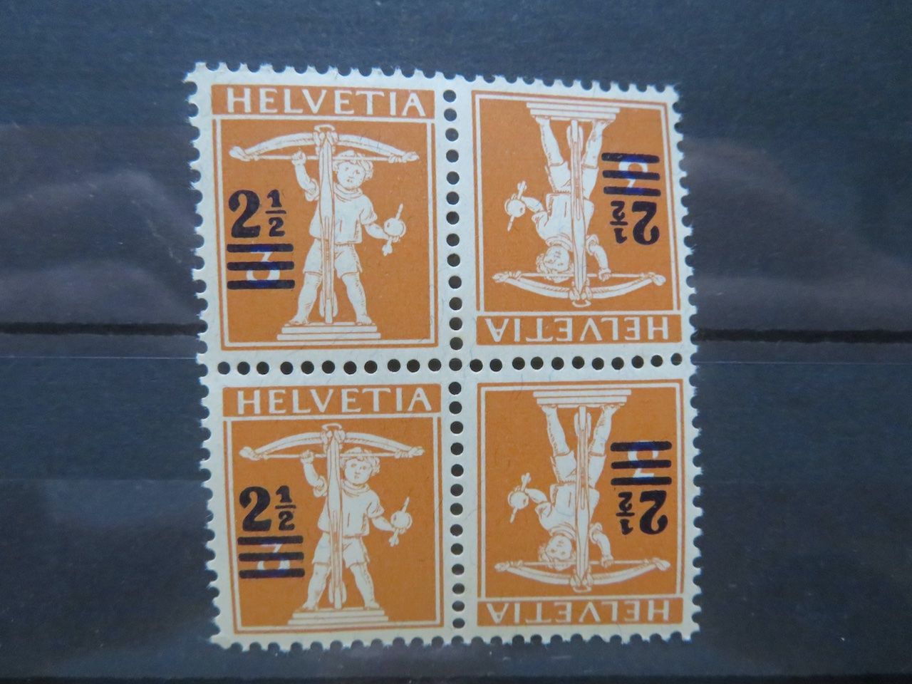 Tutti i francobolli: Abart 2x K13** mit Abklatsch – Nuovo (secondo la descrizione) da Spreitenbach venduto da heitersberg54 1