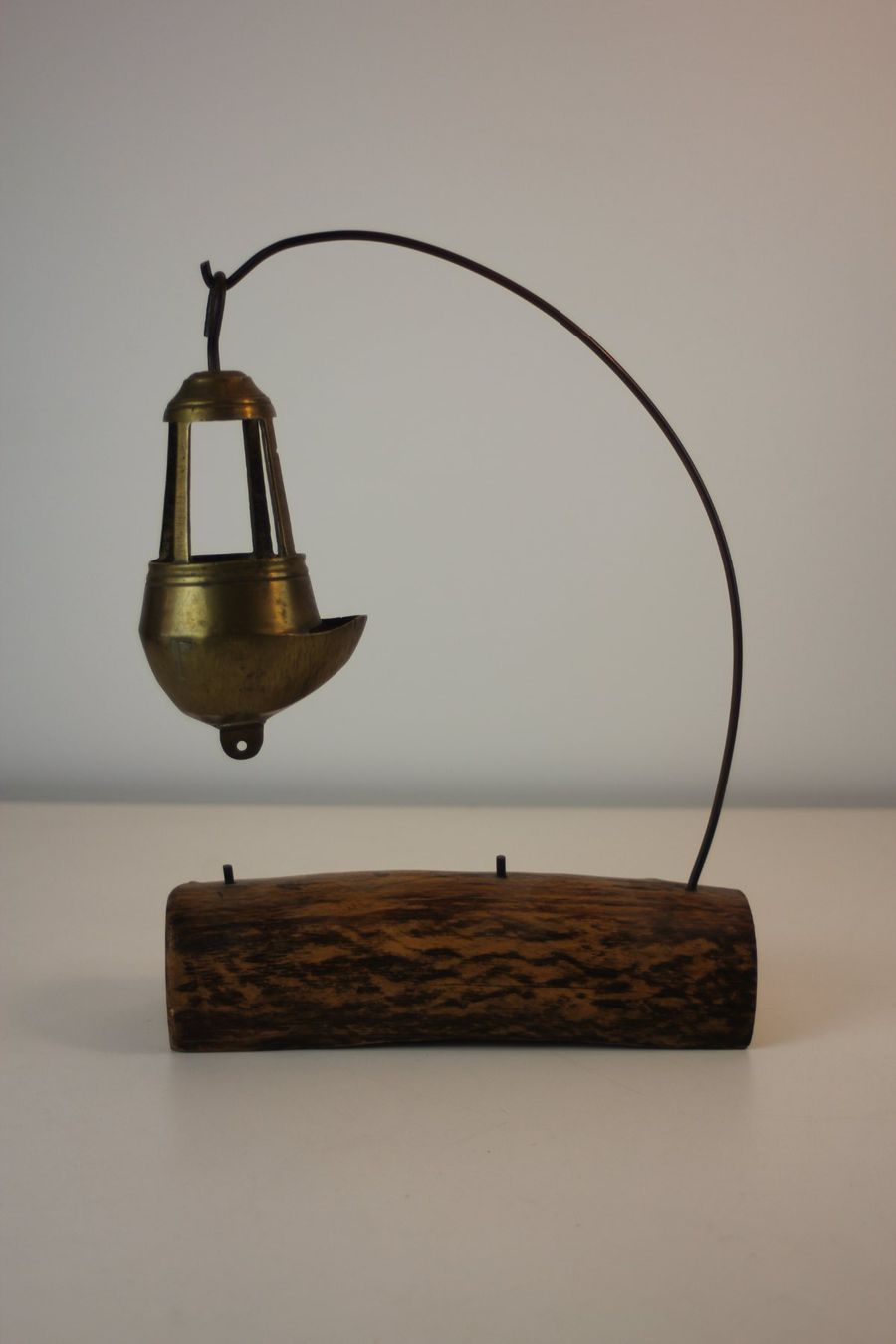 Lampen: Vintage Öllampe Holz – Gebraucht aus Basel von IRMAundFRED 2
