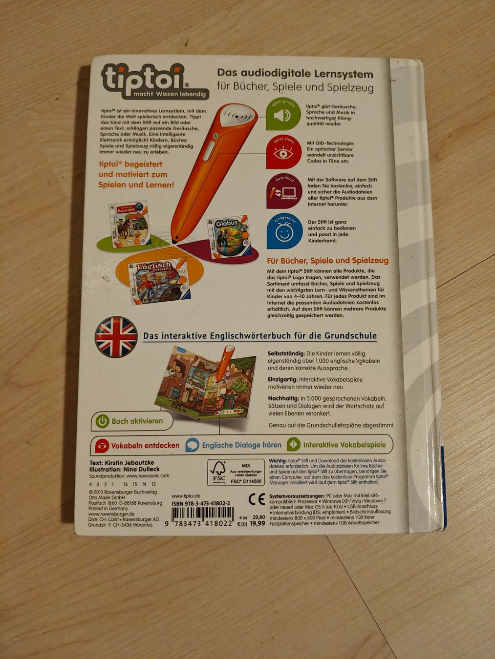 Libri: Tiptoi Grundschulwörterbuch Englisch – Usato da Uetendorf venduto da oinkioink88 1