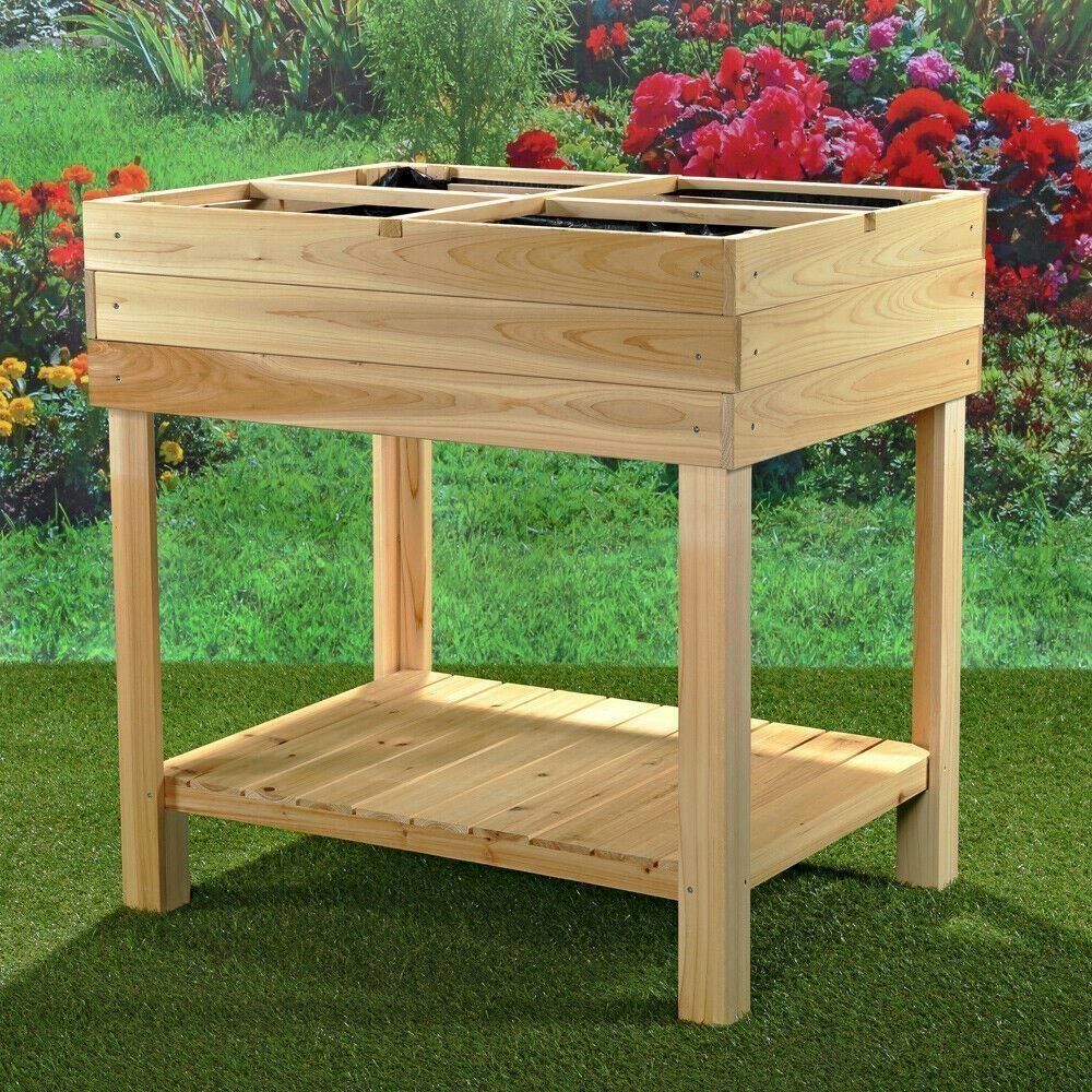 Decken: Mucola Hochbeet Holz + 4 Fächer – Neu und originalverpackt aus Bottighofen von zaap 5