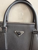 Prada Tasche Saffiano Travel Nero Leder