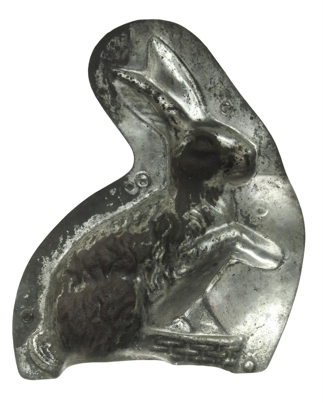 Teglie da forno: Schokoladenform Sitzender Hase mit Korb – Usato da Schmitten FR venduto da fliessigs_Biendli 4