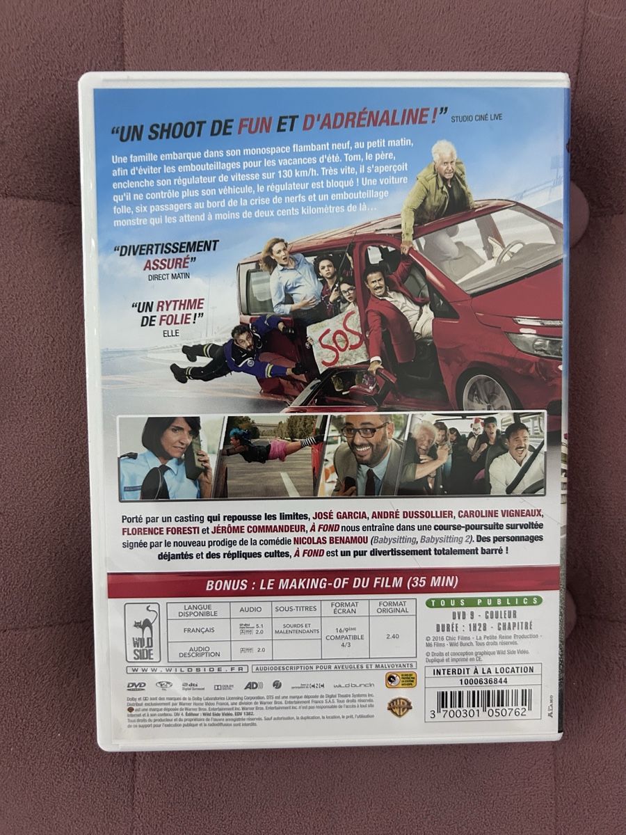 Tous les DVDs: DVD À fond  – D'occasion à Genève par Sarahchge 1