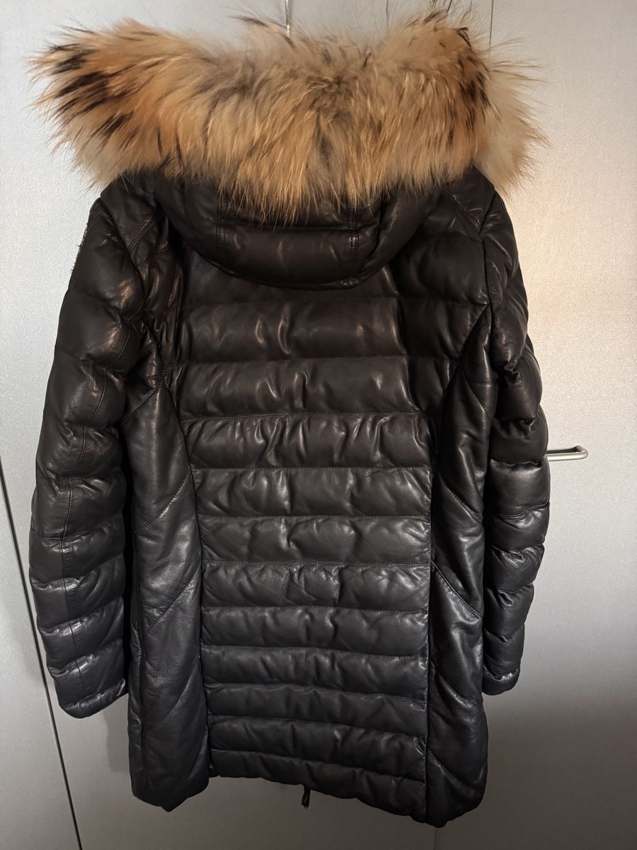 Parajumpers Cappotti: Parajumpers Ledermantel Schwarz Gr.L – Usato da Zürich venduto da NNK28 1
