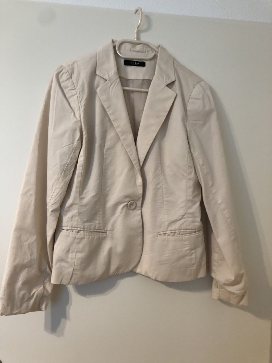 Vila Giacche: Blazer von VILA, Cremefarbig, Gr. S – Usato da Wittenbach venduto da mansi19