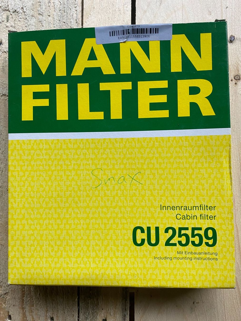 Ventilazione: Diverse MANN und MAHLE Filter Oelfilter Innenraumfilter – Nuovo e nell'imballaggio originale da Ibach venduto da jansim 1