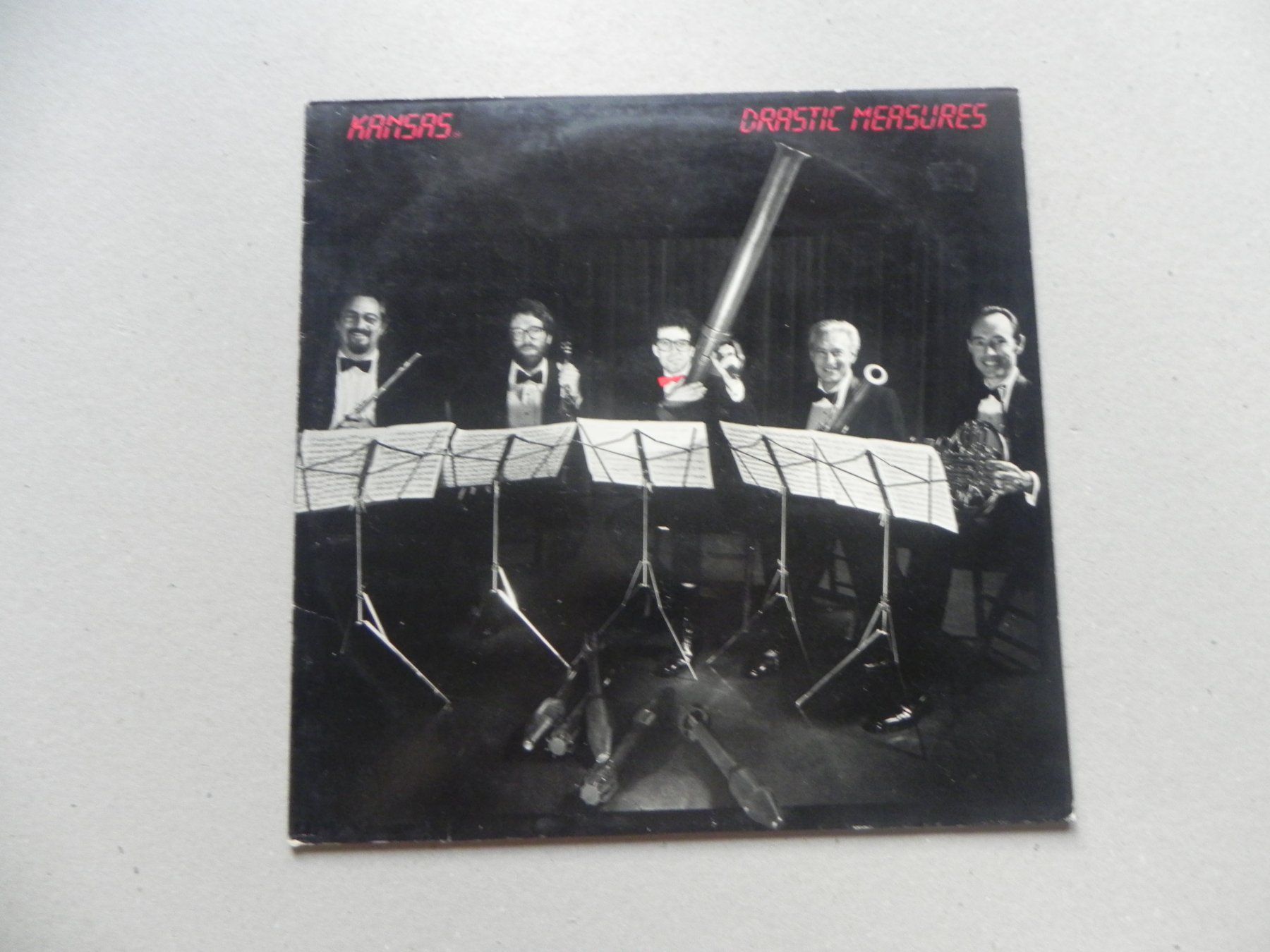 Dischi in vinile: LP USA Progressiv Synphonic Rock Band 1983 Drastic Measures – Usato da Siebnen venduto da krimsie