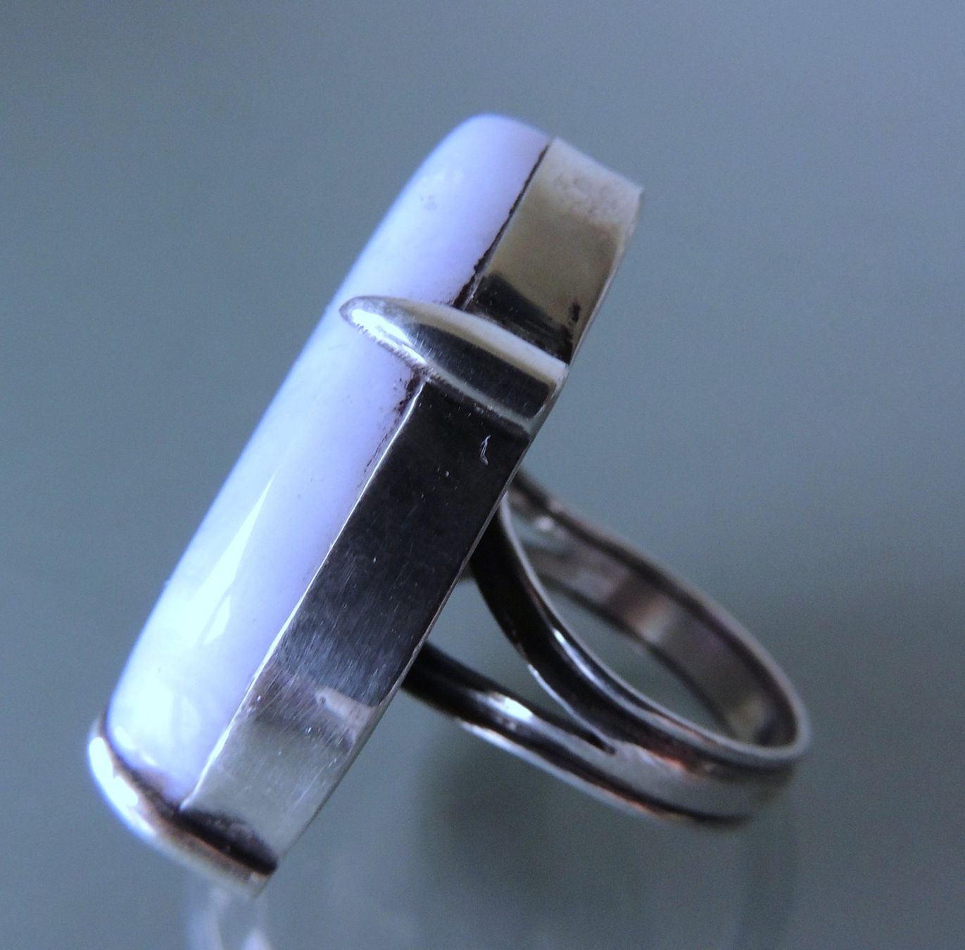 Anelli: Großer Achat Silber 925 Fingerring – Usato da Waldenburg venduto da schaller707 2