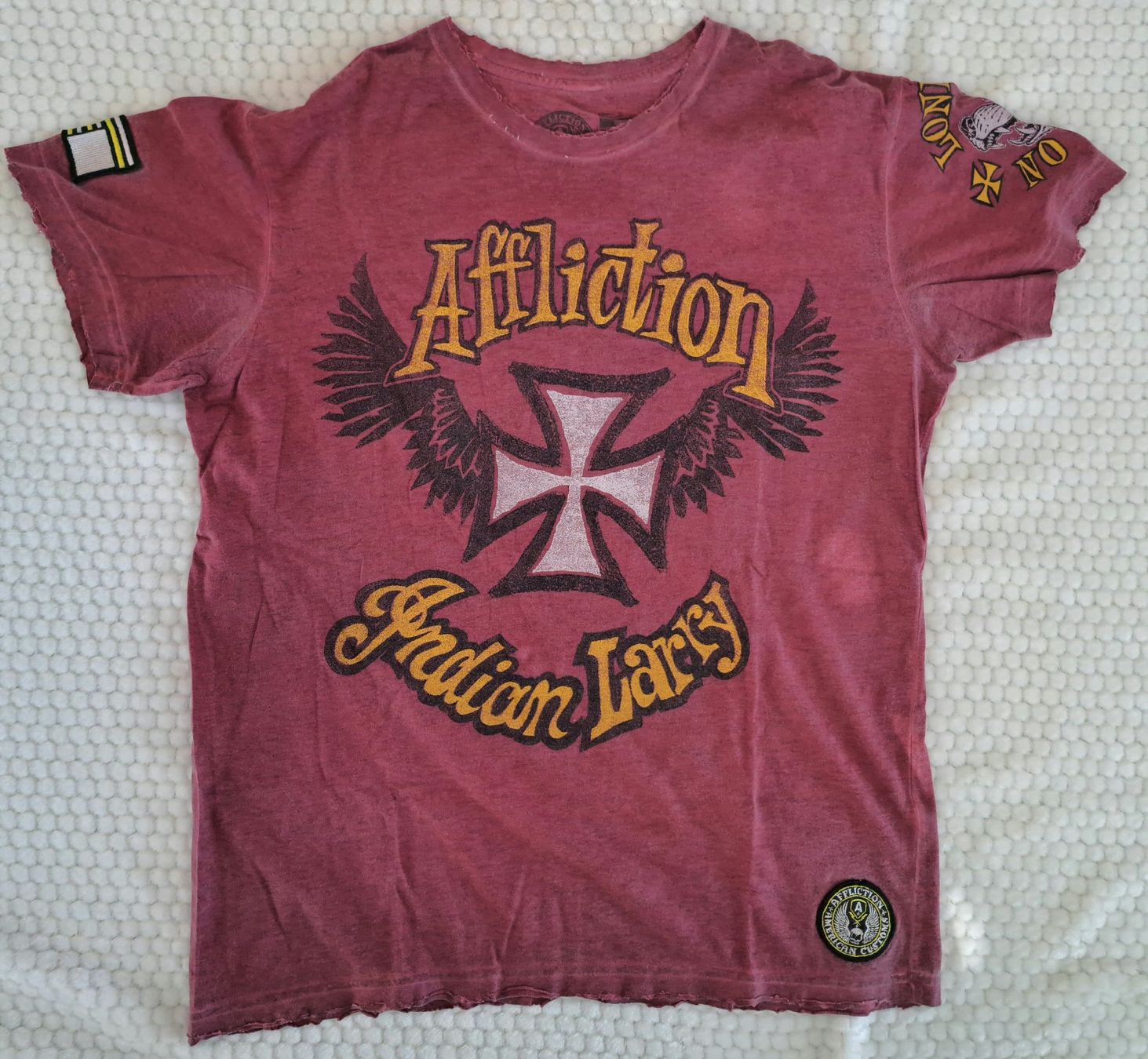 T-Shirts: Affliction Indian Larry T-Shirt Medium – Gebraucht aus Igis von magneto_hg 1