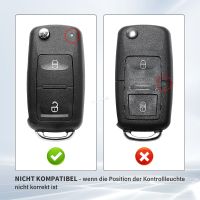 VW Skoda 2 tast Schlüssel Gehäuse Funk