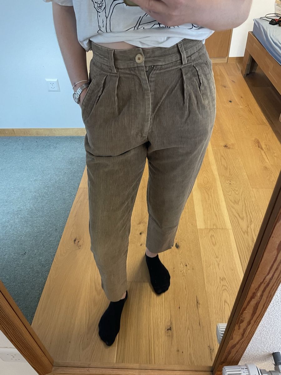 Pantaloni: Vintage Cordhose, hellbraun/olivegrün, S – Usato da Lenggenwil venduto da mai_2m5q 2