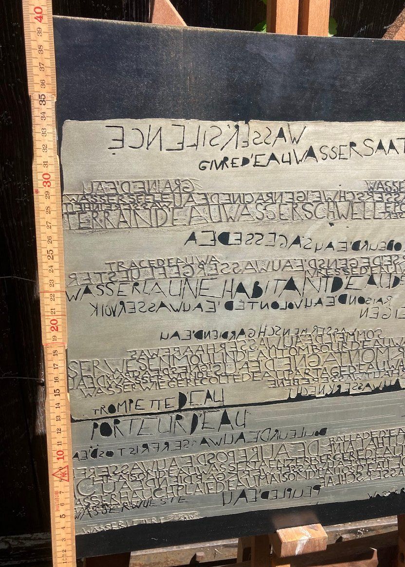 Incisioni: Edith Schmid art métal gravure Wasser – Usato da St-Cierges venduto da LeRegain 3