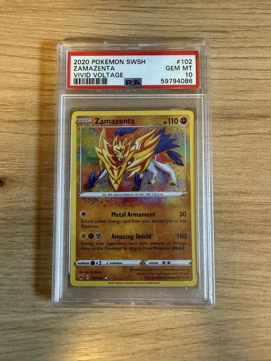 Pokémon Cartes à collectionner: PSA 10 Zamazenta V – D'occasion à Leuggern par MC98