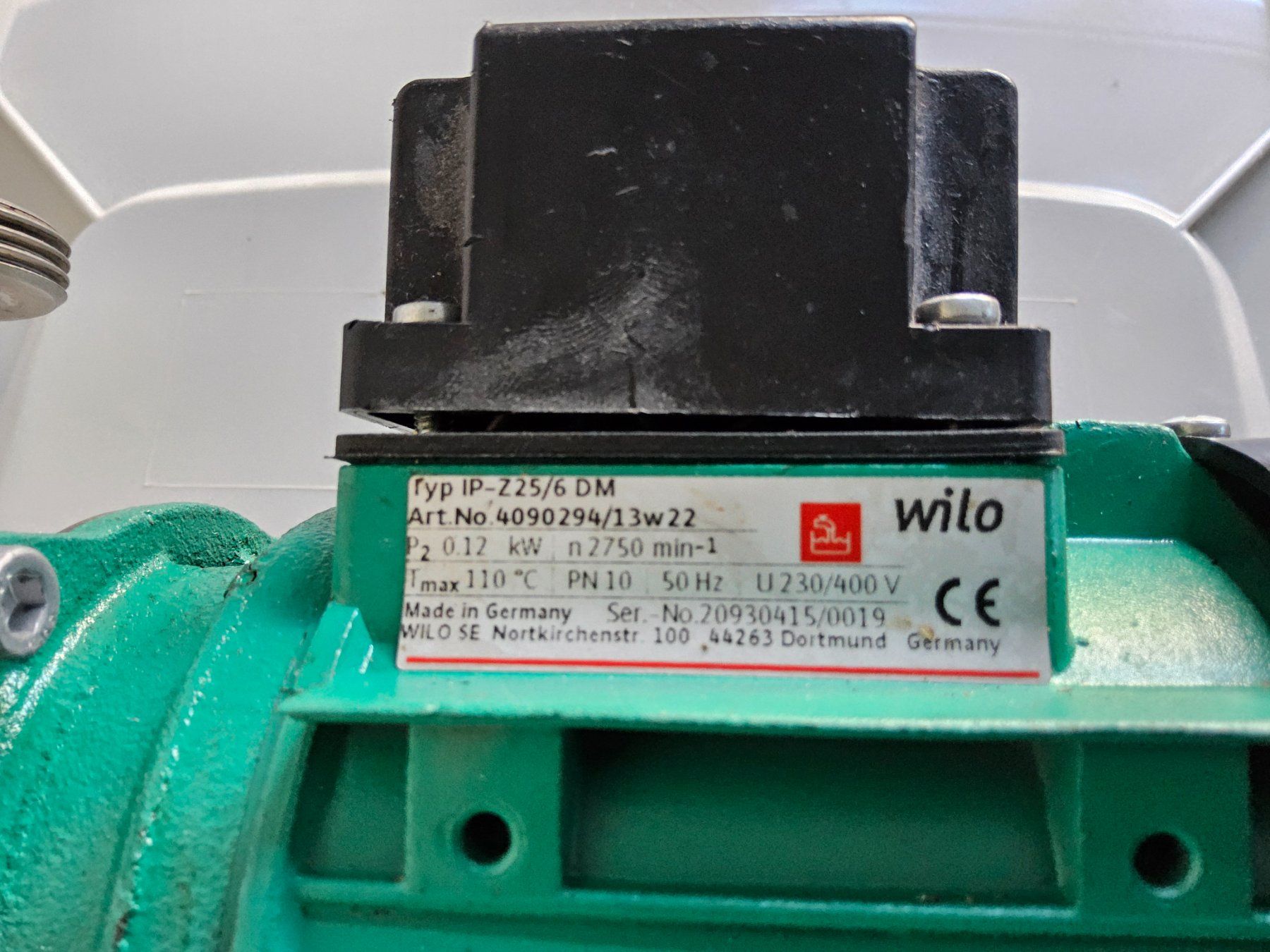 Wilo Pompe & Parti di ricambio: Wilo Top-z Standard-Trinkwasserpumpe – Usato da Rothenthurm venduto da Schweden05 2