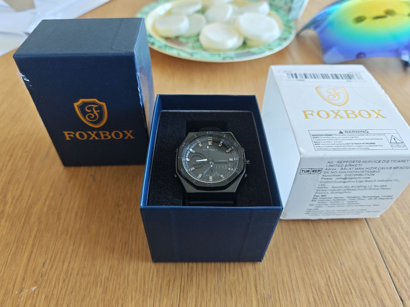 Orologi: Foxbox Uhr schwarz Digital,  Analog – Nuovo (secondo la descrizione) da Zürich venduto da Igi10 1