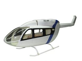 Helikopter Rumpf EC-145 / 450 white blue