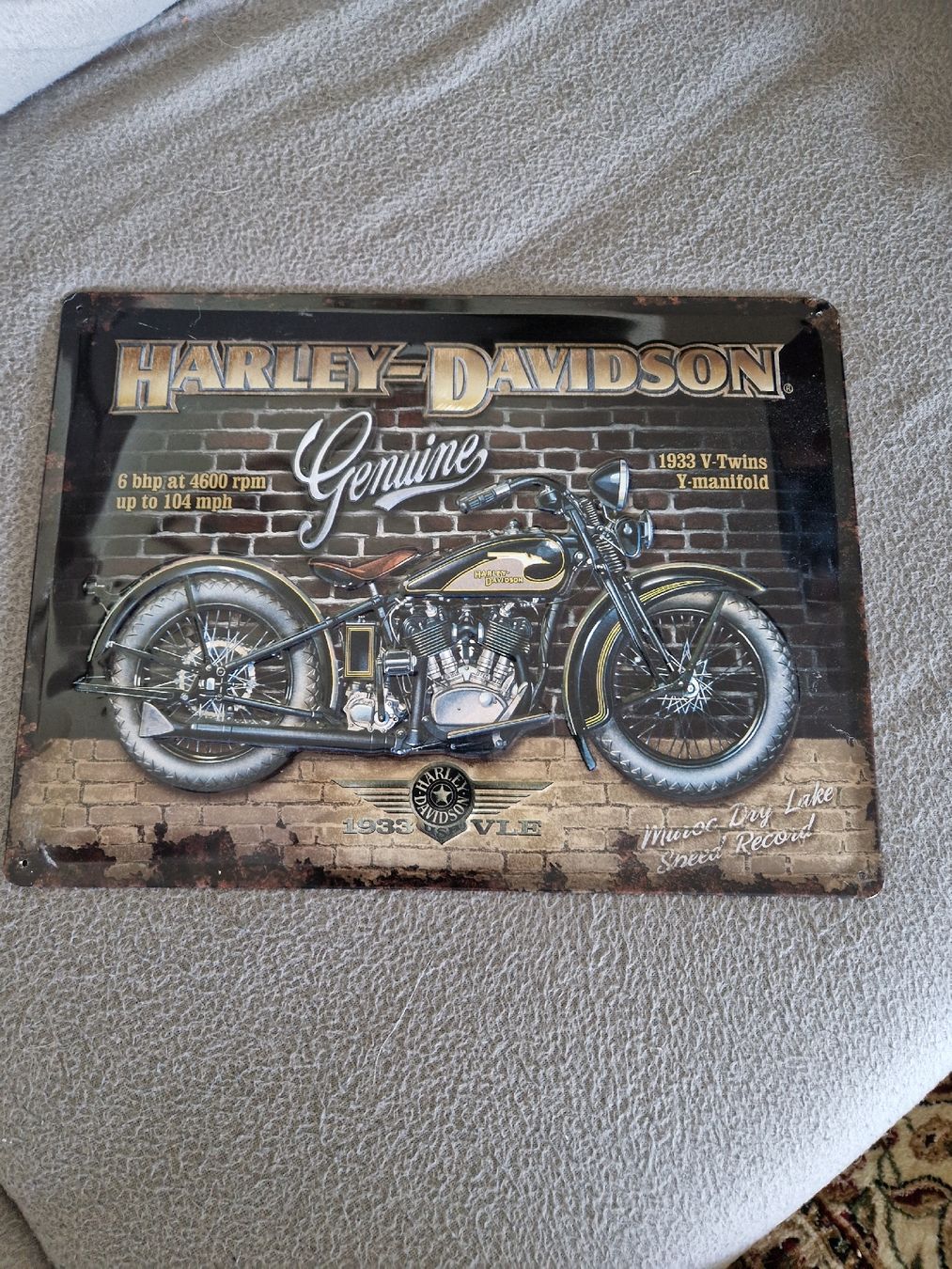 Harley-Davidson Insegne: Harley Blechschild 30x40cm – Usato da Fahrwangen venduto da Bonsai1972