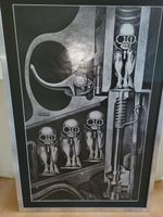 H.R. Giger Originalposter inkl. Rahmen
