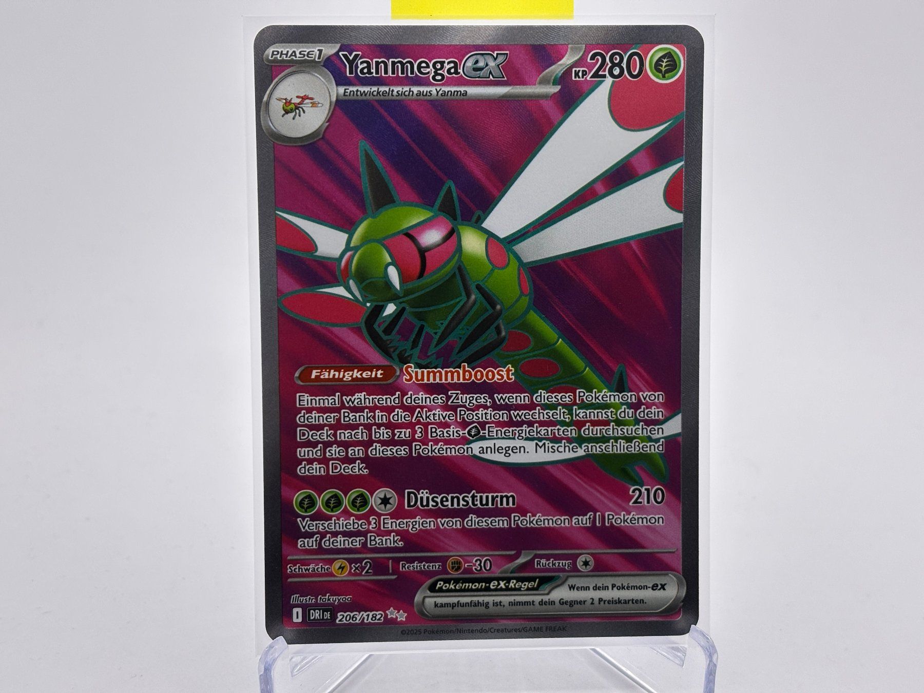 Pokémon Carte collezionabili: Ewige Rivalen - Yanmega ex  (DRI 206) - DE – Nuovo (secondo la descrizione) da Allschwil venduto da Bullach