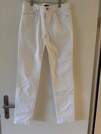 Damen Jeans Weiss Slim Fit