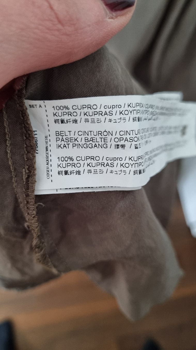 Mango Vestiti: Mango Hemdblusenkleid, Grösse S, Khaki – Usato da Belp venduto da sfanny88 2