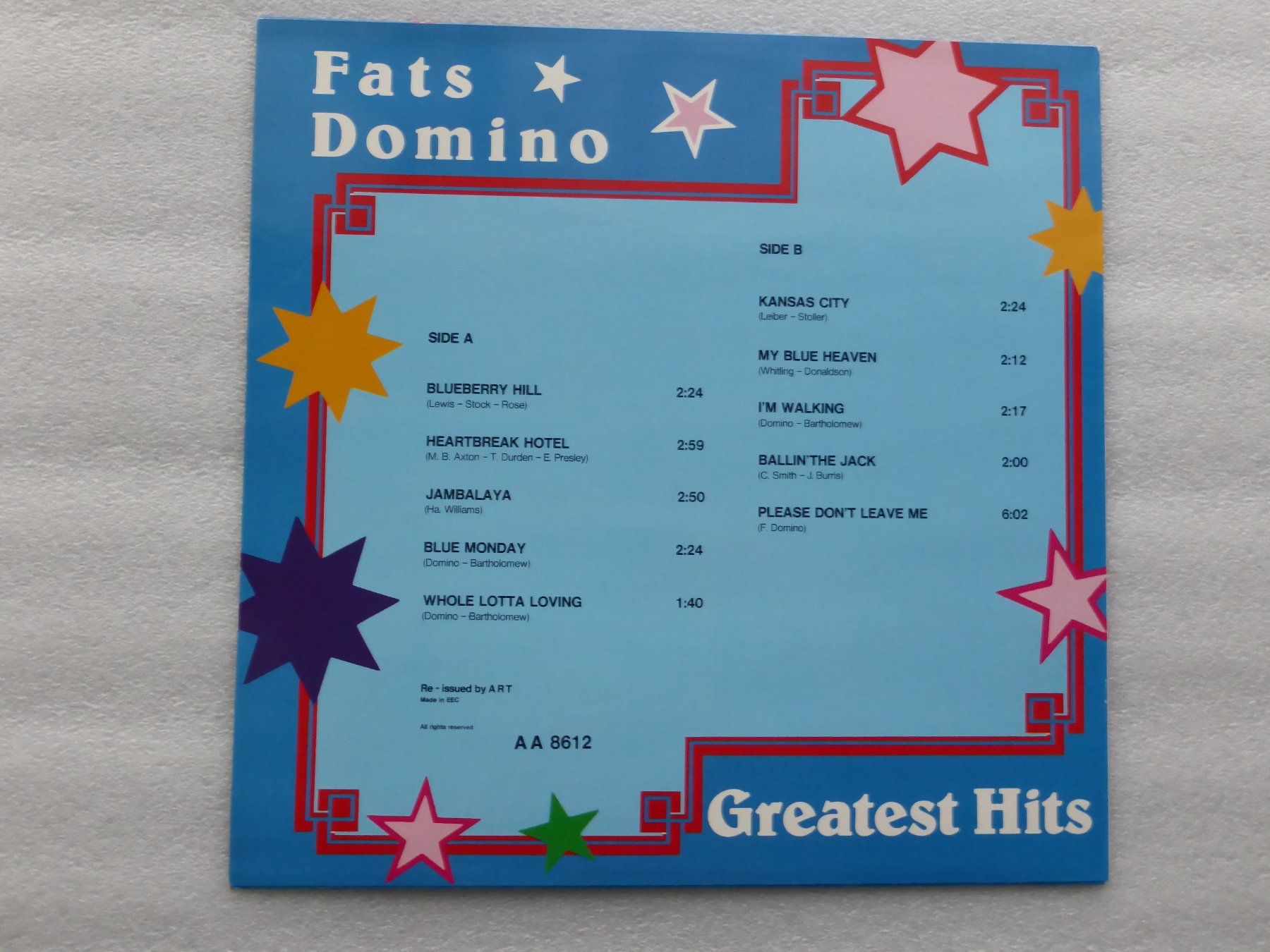 Dischi in vinile: VINYL  LP  FATS DOMINO – Usato da Küssnacht am Rigi venduto da Sunnestrahl 3
