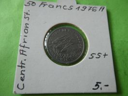 Central African States 1976 A,  50  Francs