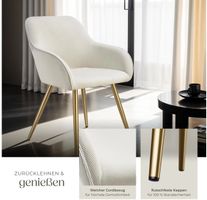 neuer Stuhl Marilyn creme/gold