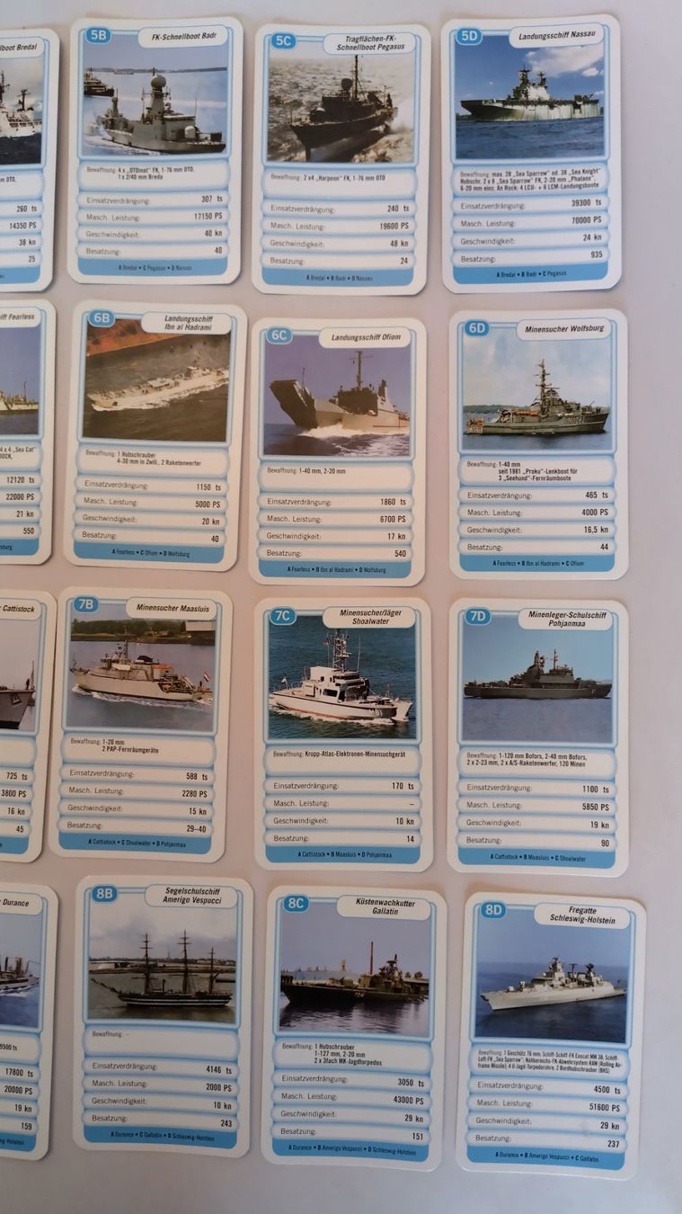Giochi: Schiffe Quartett - Marine / 32 Karten ab Fr. 4.- – Usato da Bellach venduto da JingleJerry 4