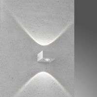 LED Aussen Wandleuchte, 8 cm x 7 cm