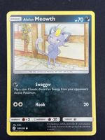Pokemon Karte Alolan Meowth 128/236 non Holo 
