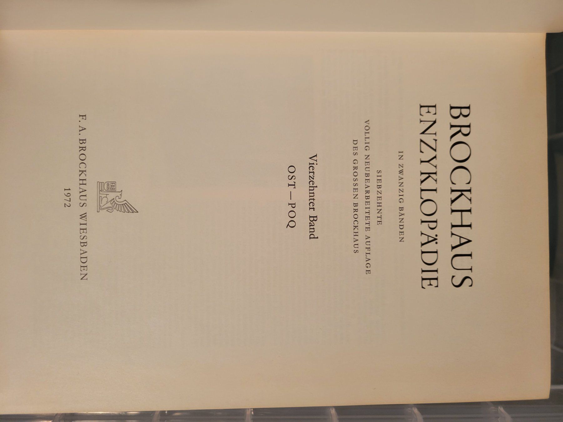 Libri: Brockhaus Enzyklopädie – Usato da Basel venduto da gbe_8hlw 1