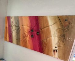 Bild (Acryl, abstrakt) auf Leinwand