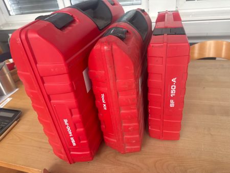 Hiltikoffer 3 Stück, WSR 1400 Pe, SF 150 A, Tool Kit