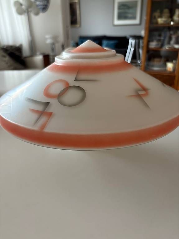 Lampadari & plafoniere: Art Deco Glas Deckenleuchte – Usato da Derendingen venduto da ArtDeco61 1