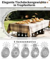 Tischdeckenbeschwerer für Draußen tischdeckenbeschwerer