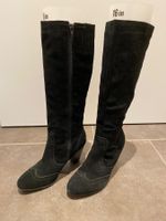 Stiefel Damen 38 schwarz Wildleder wie neu