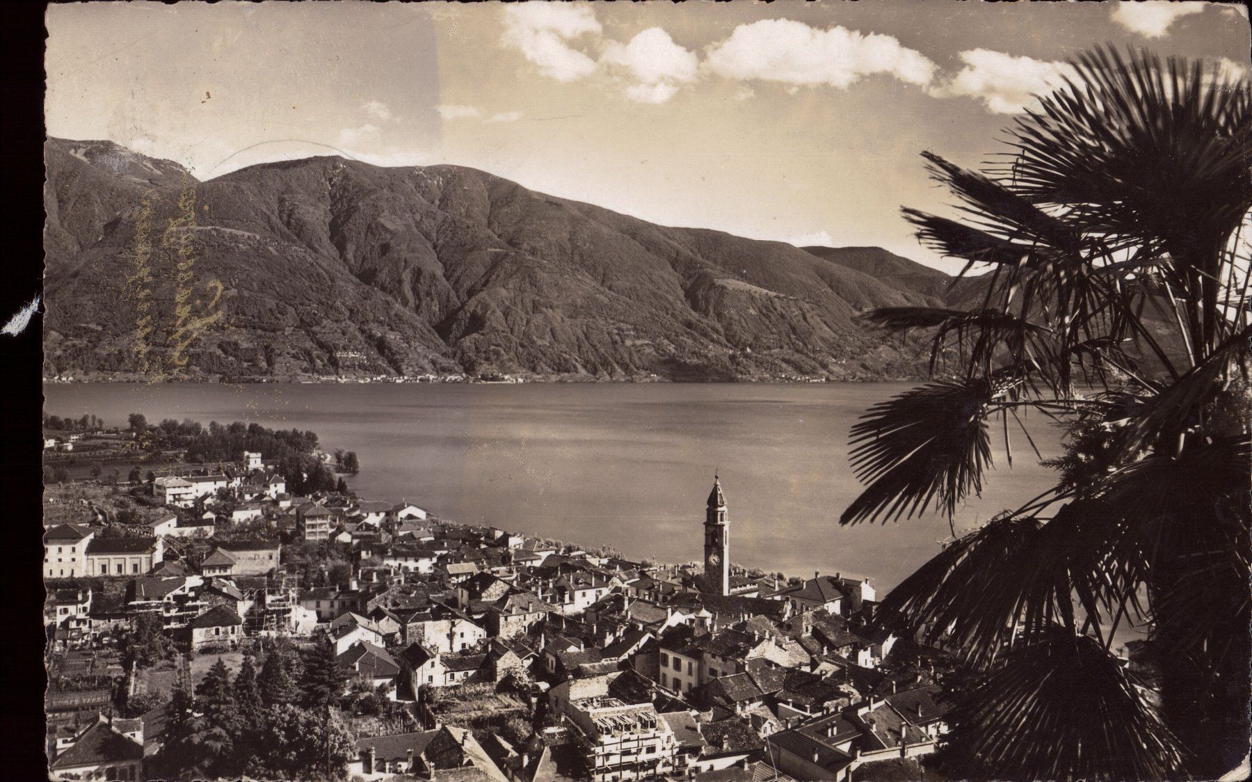 Cartoline postali: AK Ascona - Vista sul Lago Maggiore – Usato da Eggersriet venduto da stamp303