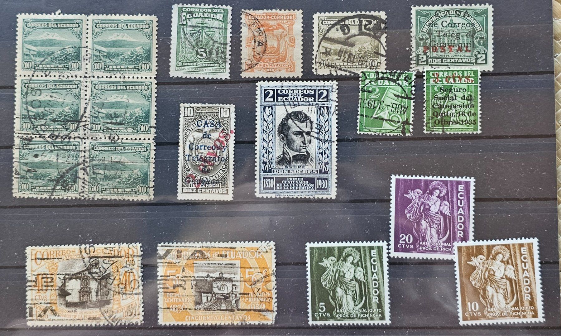 Alle Briefmarken: EQUADOR alte Briefmarken – Gebraucht aus Les Valettes von Nuba1