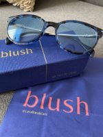 TOUS Brille, neu, blau getupft, inkl. Etui & Tuch